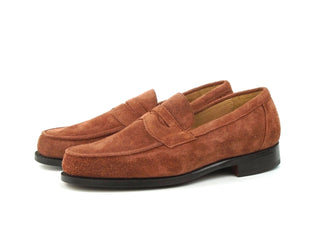 Chicago Penny Loafer - Truffle Coarse Suede