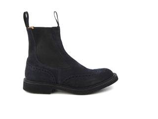 Henry Country Dealer Boot - Navy Ox Reversed Suede