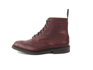 Stow Country Boot  - Burgundy Scotch Grain