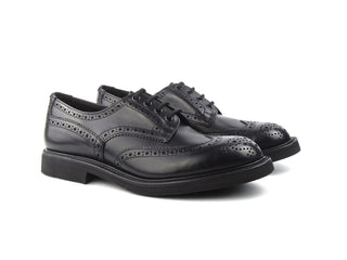 Bourton Country Brogue Shoe - Black Olivvia Classic Calf