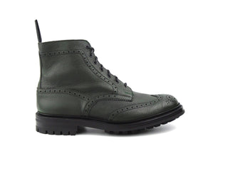 Stow Country Boot - Green Scotch Grain