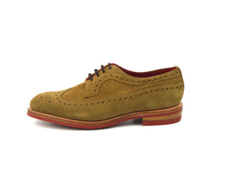 Richard Longwing Brogue - Cuio 118 Suede (Light Brown)