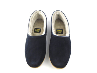 Anton Slippers - Navy Suede