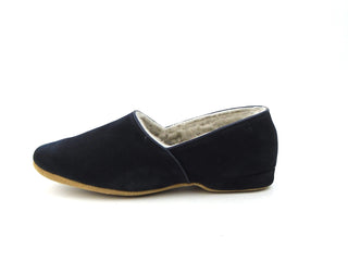 Anton Slippers - Navy Suede