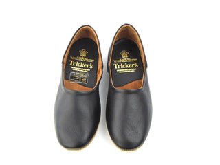 Charles Slippers - Black Leather