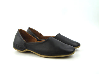 Charles Slippers - Black Leather