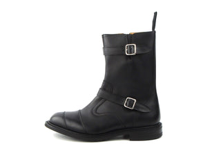 High Leg Biker Boot - Black MC