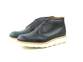 Mike Chukka Boots - Navy Chromexel Calf