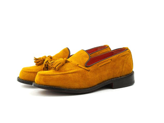 Judy Ladies Loafer - California Poppy Reversed Deer