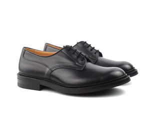 Woodstock Derby Super Shoe - Black Box Calf