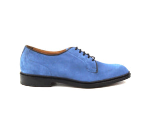 Robert Derby Shoe - Indigo Suede