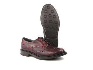 Bourton Country Shoe - Burgundy Museum Calf