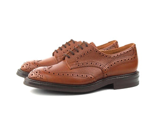 Durham Country Brogue - Sienna Olivvia Scotch Grain