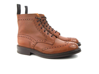 Stow Country Boot - Sienna Scotch Grain