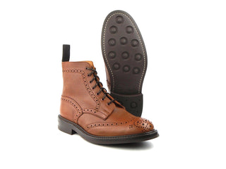 Stow Country Boot - Sienna Scotch Grain