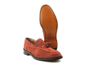 Elton Tassel Loafer - Ciligio (Cherry) Castorino Suede