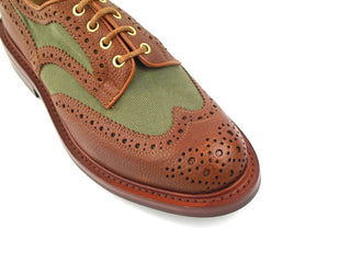 Bowood Country Shoe - Mahogany/Khaki Two Tone