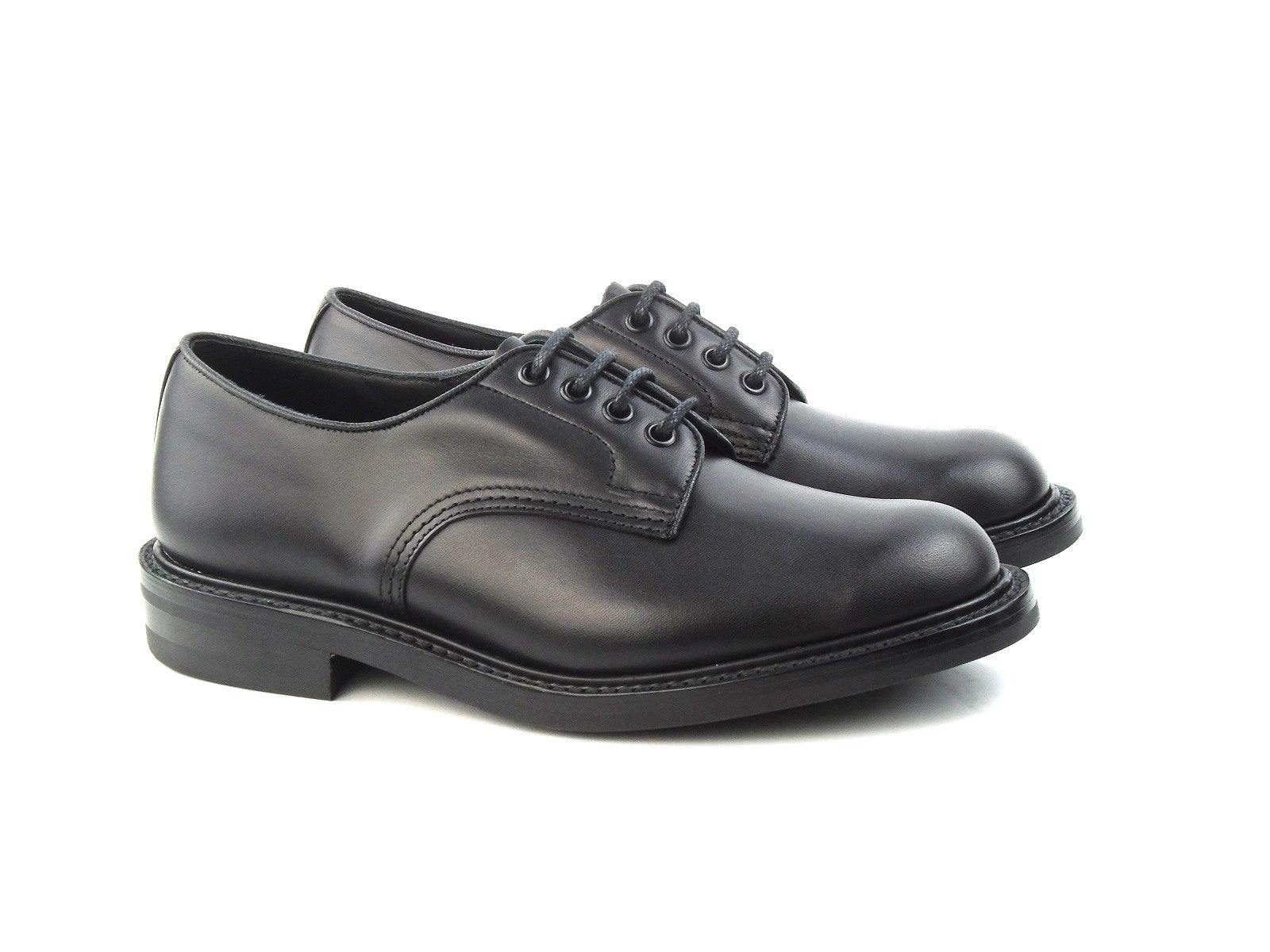 Daniel Derby Shoe Black Hidro – Tricker's Factory Shop