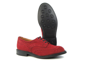 Bourton Country Shoe - Red Ox Reversed Suede