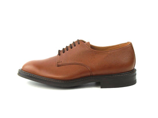 Dundee Plain Derby Shoe - Sienna Olivvia Scotch Grain