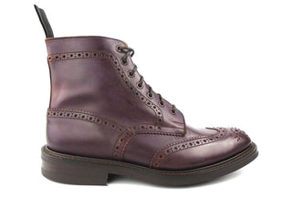 Stow Country Boot  - Crum C Wax Burgundy