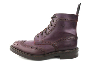 Stow Country Boot  - Crum C Wax Burgundy