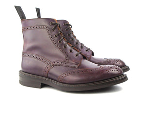 Stow Country Boot  - Crum C Wax Burgundy