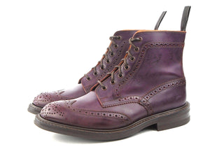 Stow Country Boot  - Crum C Wax Burgundy