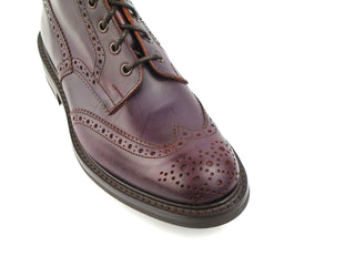 Stow Country Boot  - Crum C Wax Burgundy