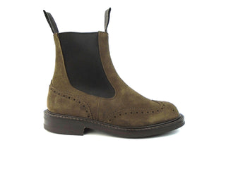 Silvia Country Dealer Boot - Brown Suede