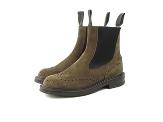 Silvia Country Dealer Boot - Brown Suede