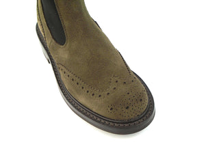Silvia Country Dealer Boot - Brown Suede