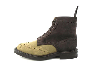 Stow Country Boot  - Brown Two Tone Suede