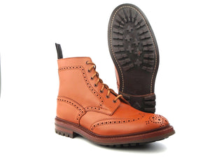 6 Fitting Malton Brogue Country Boot - C Shade