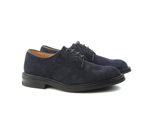 Woodstock Derby Super Shoe - Navy Castorino Suede