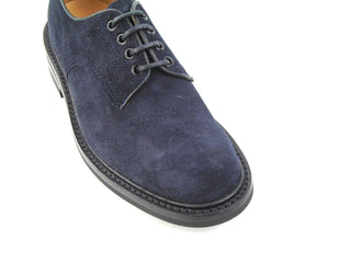 Woodstock Derby Super Shoe - Navy Castorino Suede