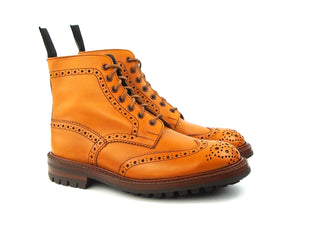 Malton Brogue Country Boot - Acorn Olivvia Classic Calf