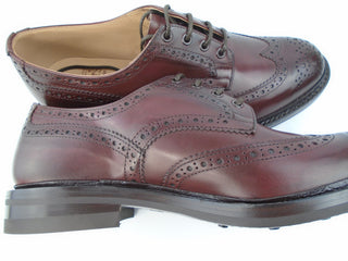 Bourton Country Shoe - Burgundy Burnished