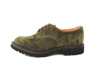 Bourton Country Brogue Shoe - Earth Castorino Suede