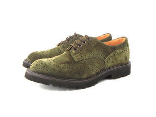 Bourton Country Brogue Shoe - Earth Castorino Suede