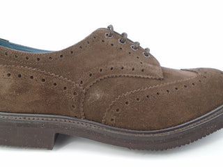 Bourton Country Brogue Shoe - Cafe Repello Suede