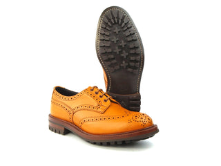Bourton Country Brogue Shoe - Acorn Olivvia Classic Calf