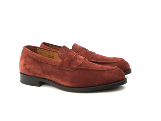 Havard Step-in Loafer - Cherry Suede