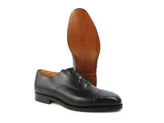 Regent Toe Cap Oxford - Black Box