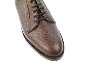 Fenwick Derby Shoe - Dark Brown Scotch Grain