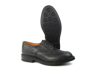 Bourton Country Shoe - Anthracite Olivvia Waxy