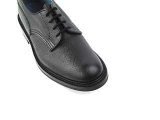 Woodstock Derby Shoe - Black Zug Grain