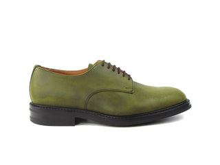 Dundee Plain Derby Shoe - Green FG