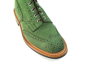 Stow Country Boot  - Green Nubuck