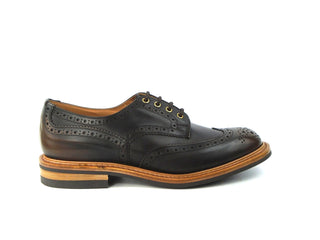 Bourton Country Shoe - Dafar Dark Brown Burnished